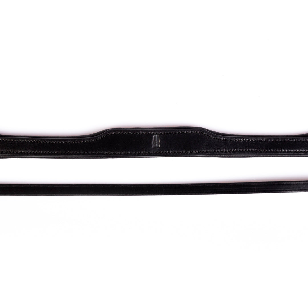 Nosebandless Anatomical Crownpiece - Black
