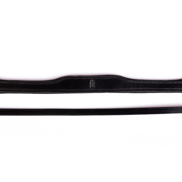 Nosebandless Anatomical Crownpiece - Black
