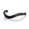 Raised Plain Wave Gel Browband - Black