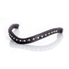 Black and Clear Mid Wave Gel Browband - Black