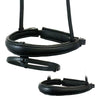 Anatomical crank noseband with removable flash