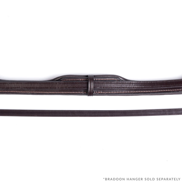 2 in 1 Double Anatomical Gel Padded with Cut Back Ears 5/8 Crownpiece - Havana