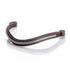 S/s Clincher Wave Gel Browband - Havana