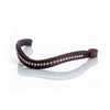 Clear Crystal Mid Wave Gel Browband - Havana