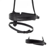 Anatomical Flat Plain Converter Crank - Black Gel Noseband