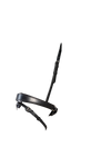 Anatomical Flat Plain Converter Crank - Black Gel Noseband