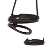 Anatomical havana bridle with monocrown design and removable flash