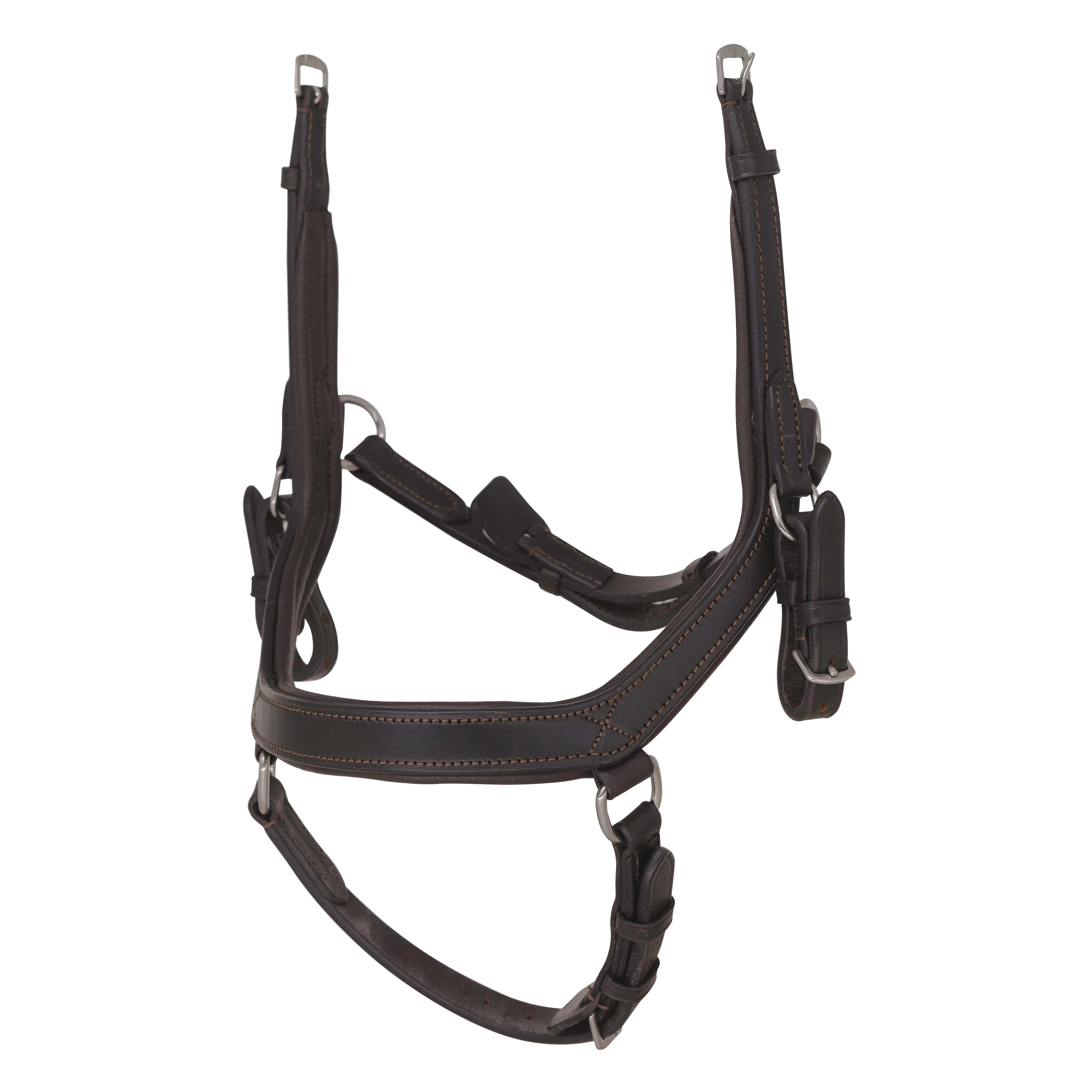 Black Duo Snaffle Bridle 'Luna'