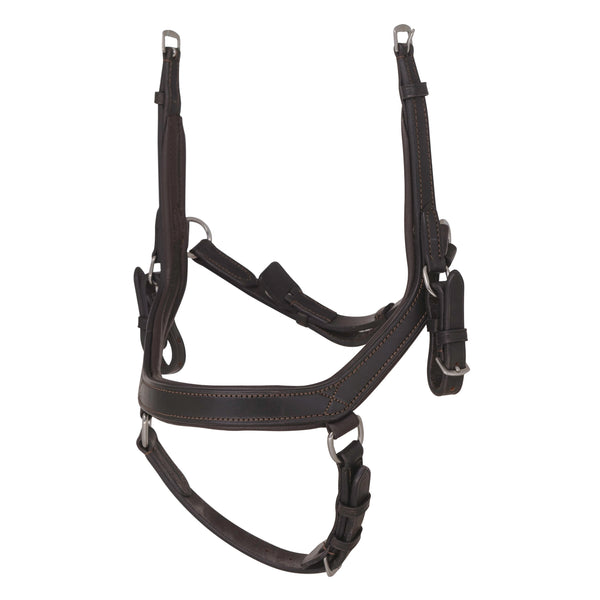 Black Duo Snaffle Bridle 'Luna'