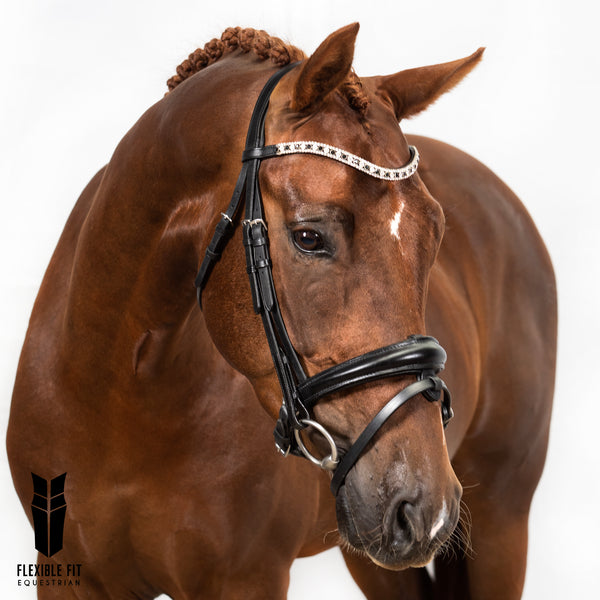 Black Snaffle Bridle 'Maisie'