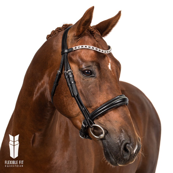 Black Snaffle Bridle 'Maisie'