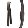 Double Anatomical Extra Wide Gel Padded with Cut Back Ears 4/8 Crownpiece - Havana