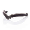 Flat Plain with Silver Piping V Gel Browband - Havana