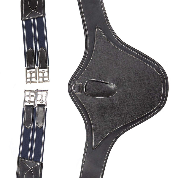 AR ANATOMICAL GEL PADDED GRAIN OVERLAY - BLACK STUD GUARD - Flexible Fit Equestrian LLC