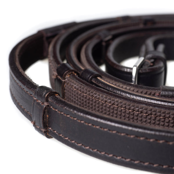 Plain Leather with Rubber Insole and Continental Stoppers - Havana