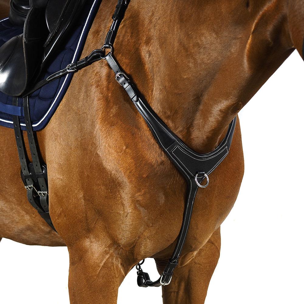 AR 3 POINT BRIDGE - BLACK BREASTPLATE - Flexible Fit Equestrian LLC