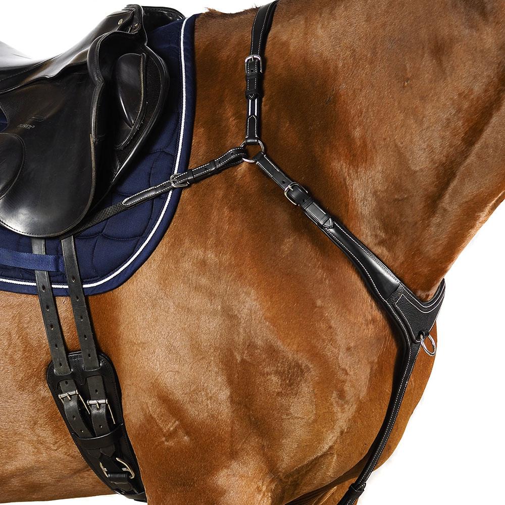 AR 3 POINT BRIDGE - BLACK BREASTPLATE - Flexible Fit Equestrian LLC