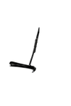 Anatomical Raised Plain White Padded Converter Crank - Black Gel Noseband