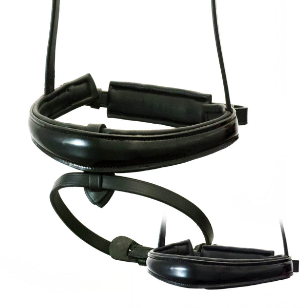 Black Snaffle Bridle 'Couture' - Flexible Fit Equestrian LLC