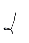 Raised Patent Drop - Black Gel Noseband