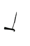 Anatomical Raised Patent White Padded Converter Crank - Black Gel Noseband