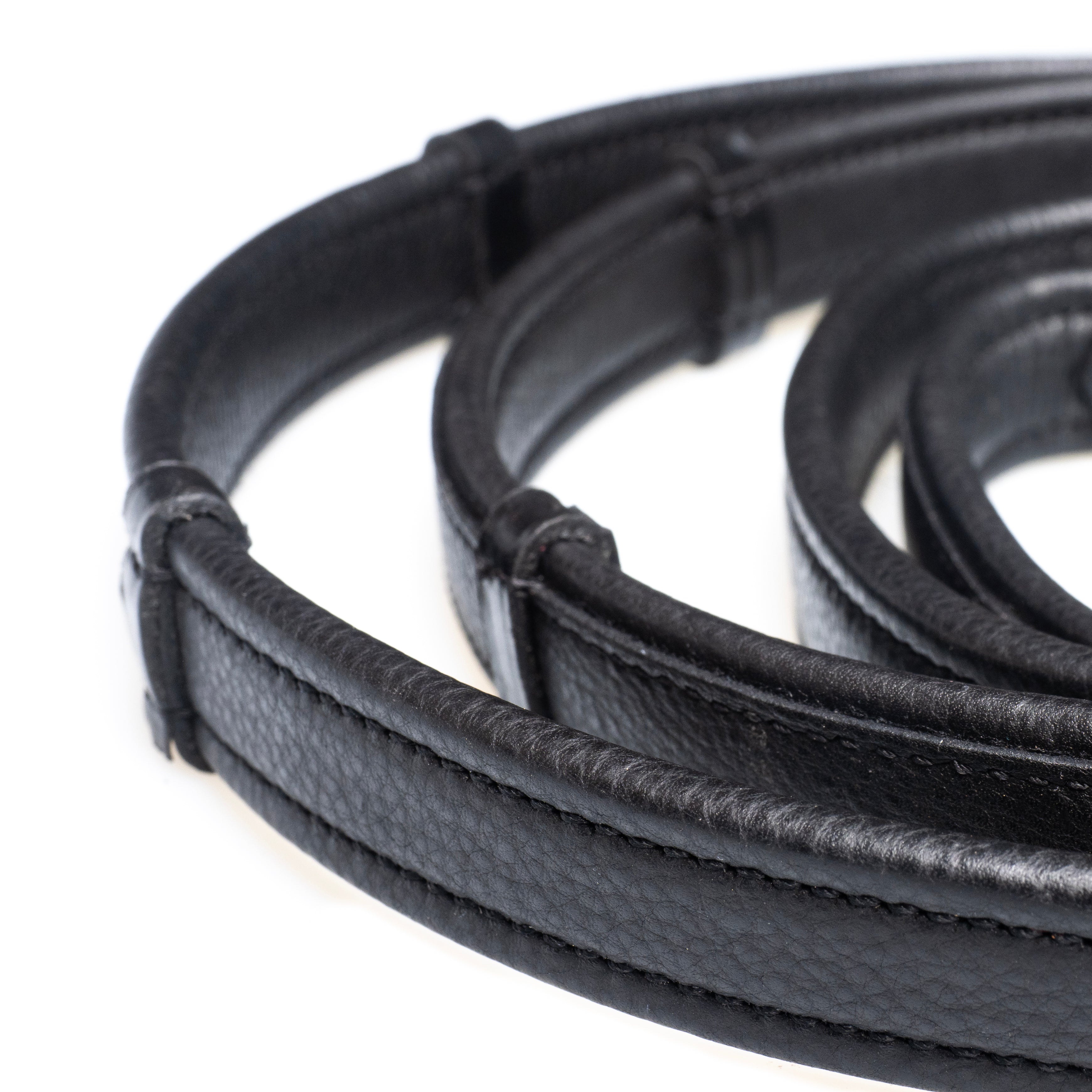 ExionPro Extra Soft Leather Loop Reins with Hand Stops and Martingale  Stoppers | Buckle Fastening | Black, Havana Brown Option - Over, Full, Cob,  Pony
