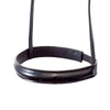 STRAIGHT RAISED PATENT FOX HUNTER CAVESSON - BLACK NOSEBAND - Flexible Fit Equestrian LLC