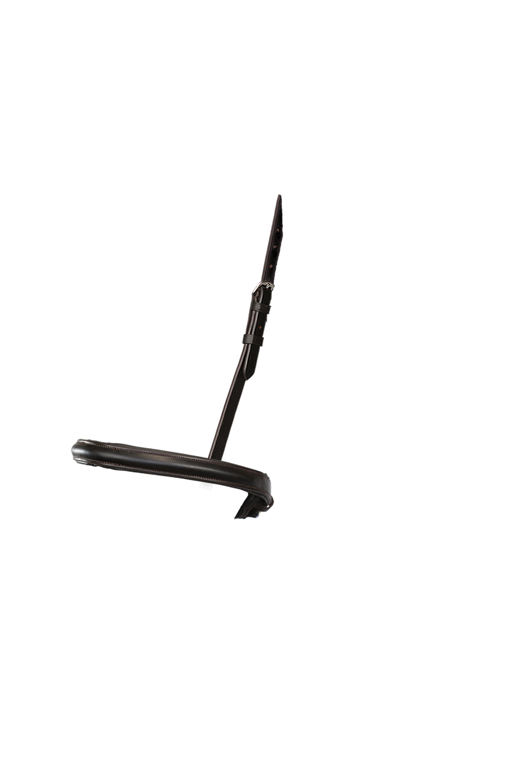 Straight Raised Plain Converter Cavesson - Havana Gel Noseband