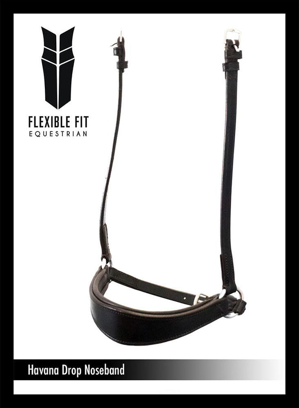 DROP - HAVANA NOSEBAND - Flexible Fit Equestrian LLC