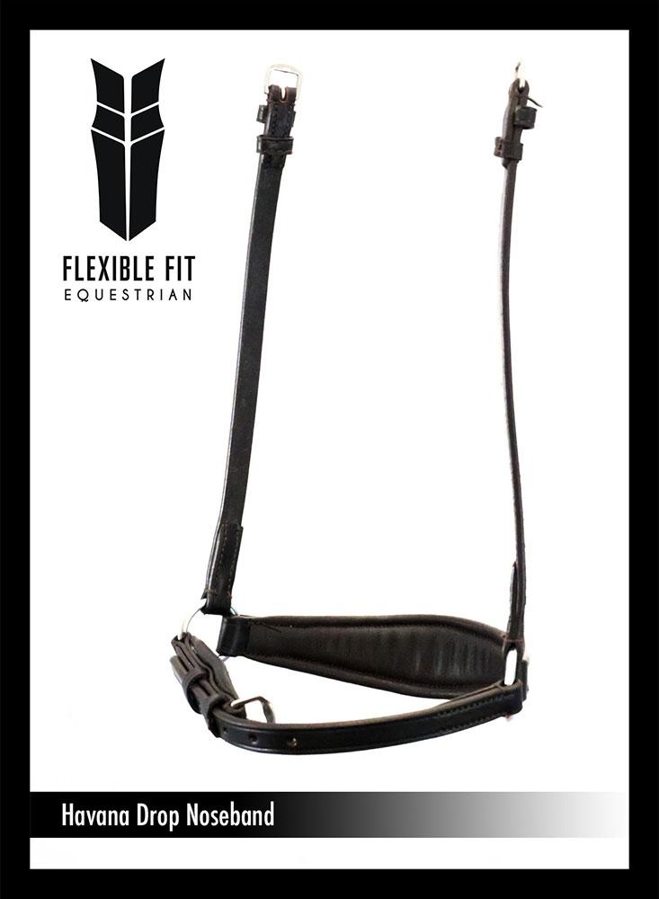 DROP - HAVANA NOSEBAND - Flexible Fit Equestrian LLC