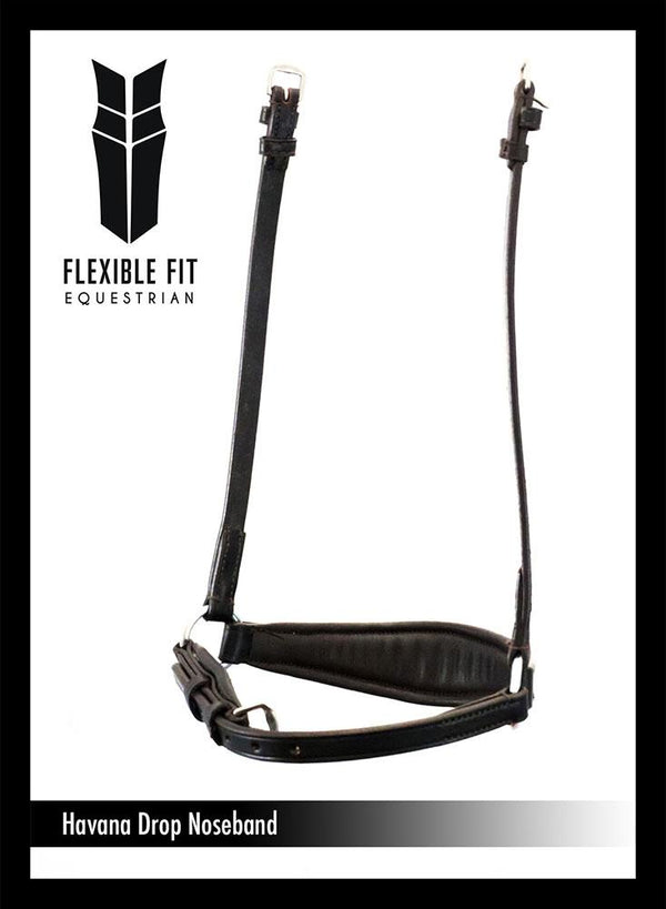 DROP - HAVANA NOSEBAND - Flexible Fit Equestrian LLC