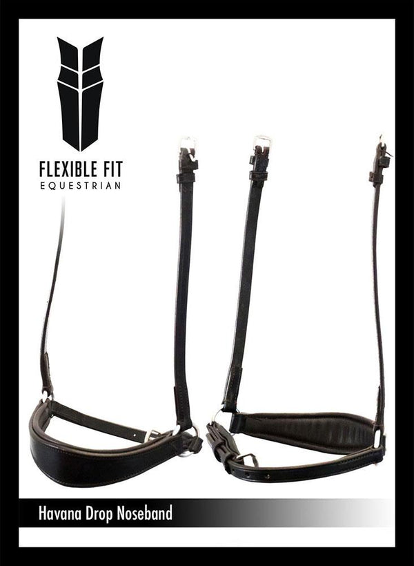 DROP - HAVANA NOSEBAND - Flexible Fit Equestrian LLC