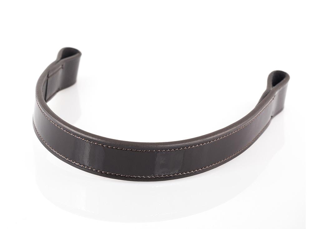 PATENT FLAT - HAVANA BROWBAND - Flexible Fit Equestrian LLC