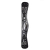 ANATOMICAL INBUILT ELASTIC DRESSAGE GIRTH - BLACK - Flexible Fit Equestrian LLC