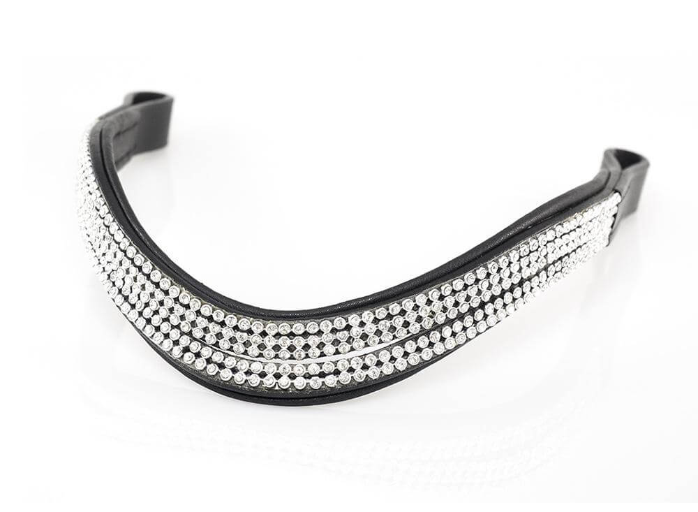 5 ROW SPLIT WAVE - BLACK BROWBAND