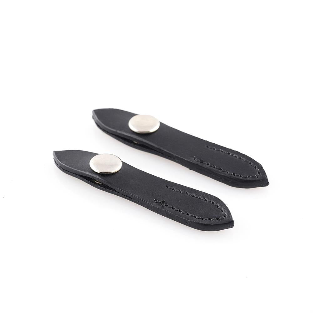 MARTINGALE REMOVABLE STOPPERS - BLACK - Flexible Fit Equestrian LLC