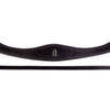 Anatomical Extra Wide Gel Padded with Cut Back Ears 4/8 Crownpiece - Black