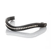 Clear Mid Wave Gel Browband - Black
