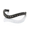 Black Snaffle Bridle 'Monaco' - with removeable flash noseband