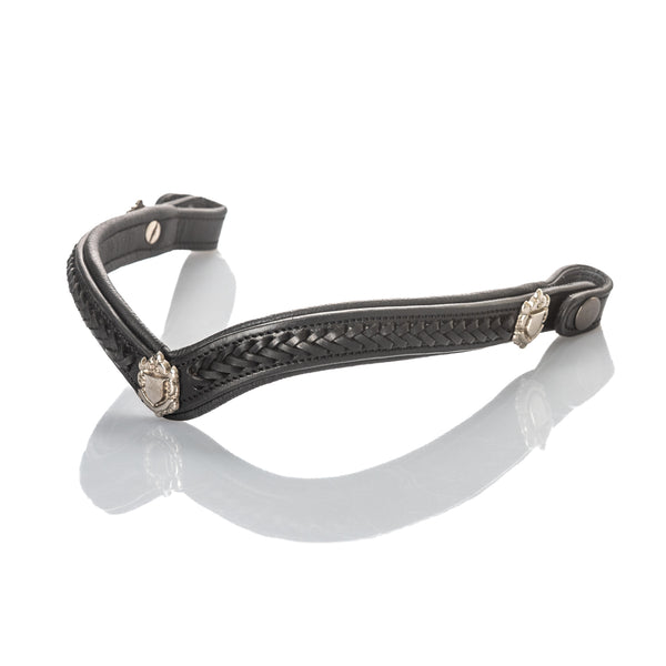 Black Nosebandless Snaffle Bridle 'Ascot'