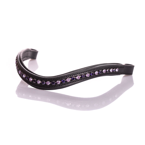 Black Snaffle Bridle 'Royale' - With Removable Flash Noseband