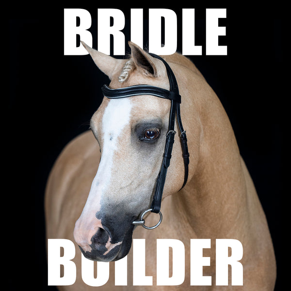 Mix & Match Bridle - Black Nosebandless Bridle