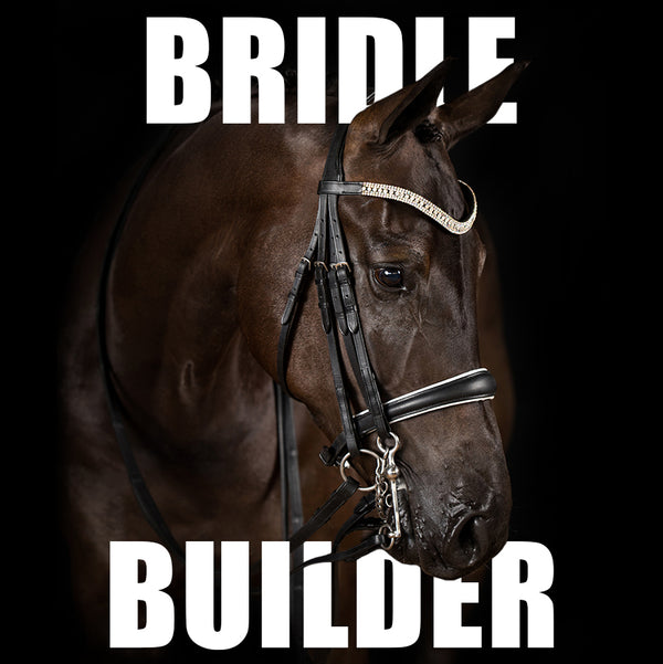 STEP BY STEP Custom Bridle - Black Double Bridle