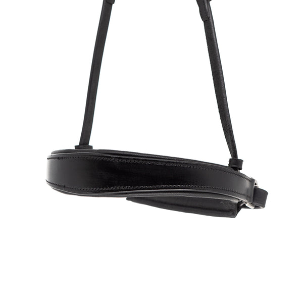 Anatomical Flat Plain Converter Crank - Black Gel Noseband