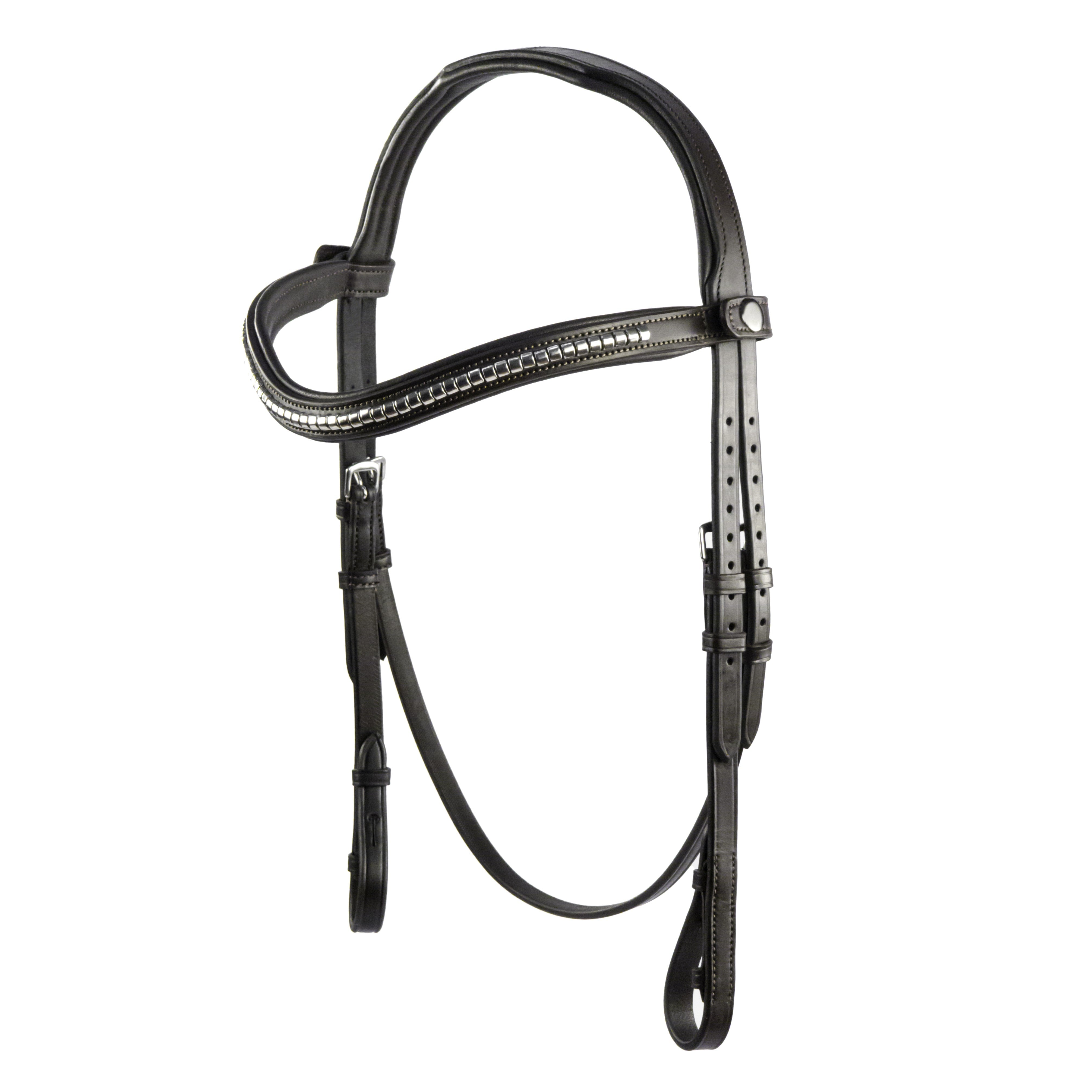 Havana Nosebandless Snaffle Bridle 'Charlize'