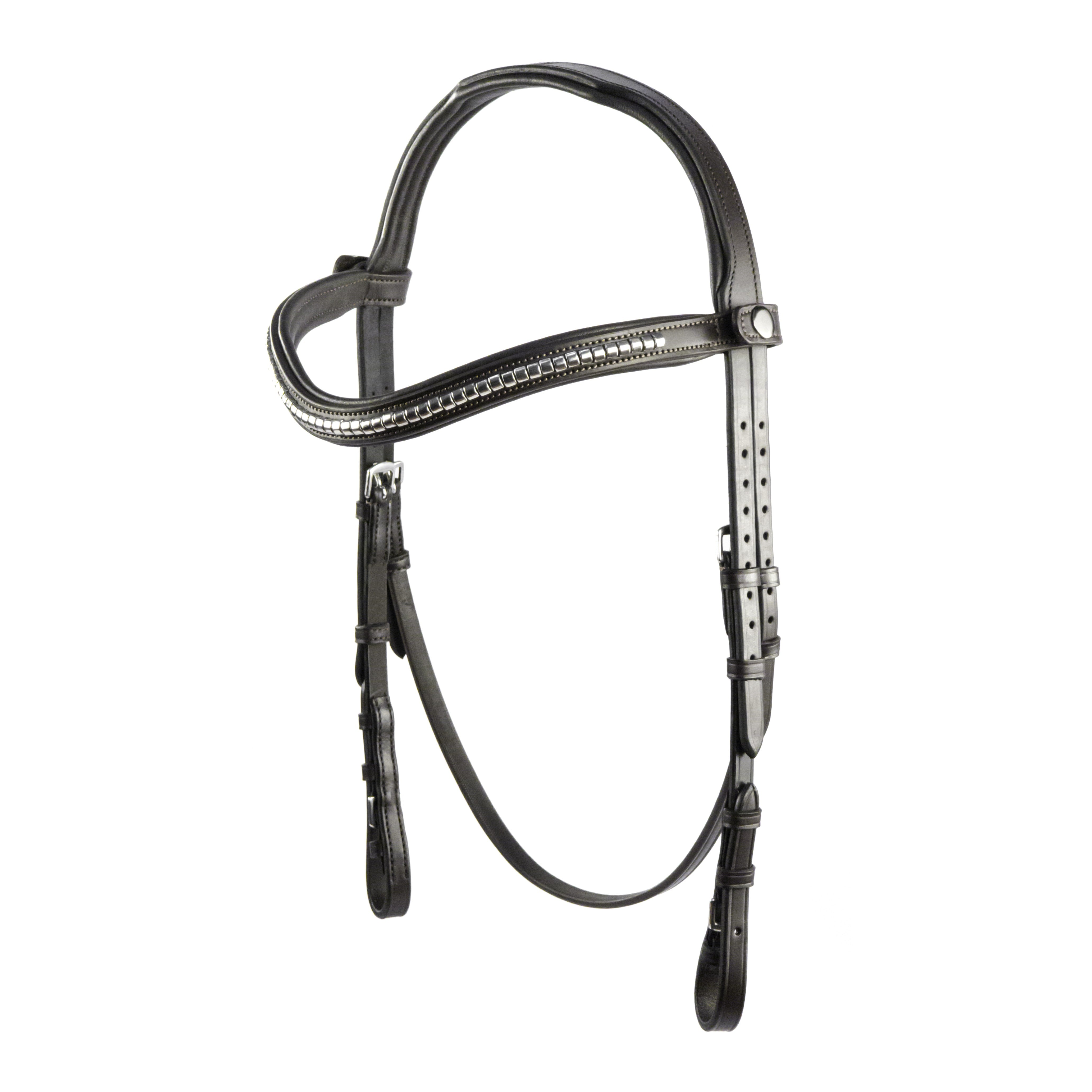 Havana Nosebandless Snaffle Bridle 'Charlize'