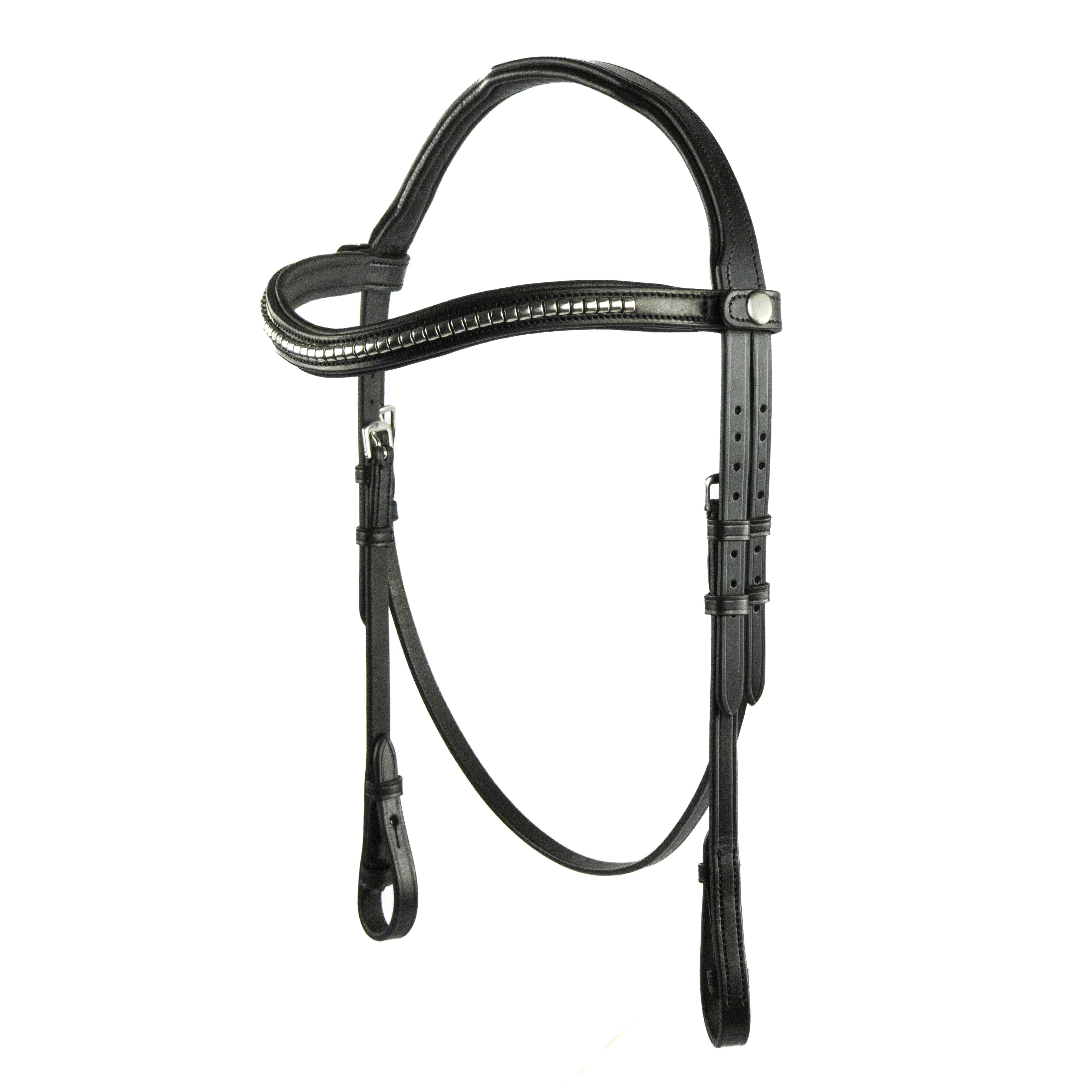 Black Nosebandless Snaffle Bridle 'Mayla'
