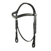 Black Nosebandless Snaffle Bridle 'Mayla'