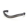 Clear Crystal Mini Clincher Wave Browband | Havana | Quick Exchange Snap Browband