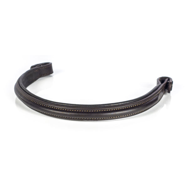 Havana Snaffle Bridle 'Stride' - removable flash